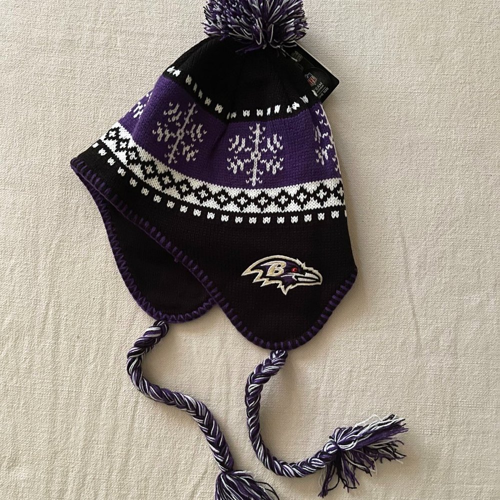 NFL Official Baltimore Ravens Pull on Knit Hat